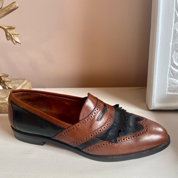 Leather Cole Haan Kiltie Leather Loafers - Picture 2 of 7